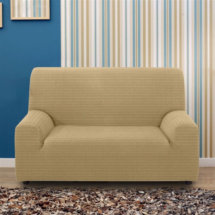 ИБИЦА БЕЖ Чехол на 2-х местный диван от 130 до 170 см - фото 12664