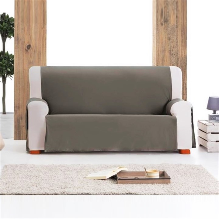 ISLANDIYA AQUASTOP 150 см Непромокаемая накидка на 2-х местный диван, цвет: серый - фото 152276