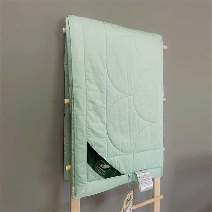 FLAUM FARBE 150х200 Одеяло стеганое легкое, цвет: мята NF-461571