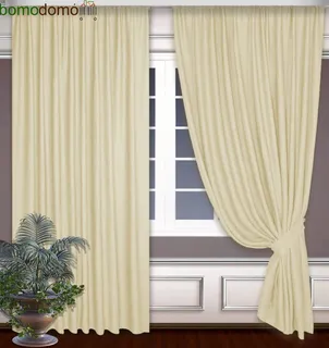 София Сливки | Шторы 150х240 см | софт 500029