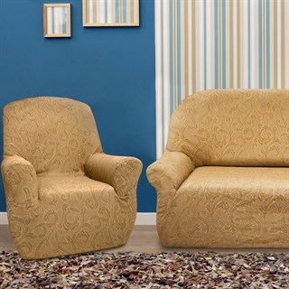 БОСТОН БЕЖ Комплект чехлов на диван и 2 кресла