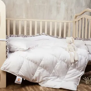 GRASS BABY SNOW 100x135 / 40x60 Комплект детский пуховый: одеяло всесезонное и подушка G-BSK-113