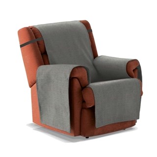 ISLANDIYA AQUASTOP Непромокаемая накидка на кресло, цвет: серый