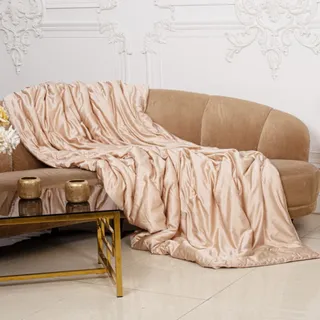 LUXURY SILK SHARM / РОСКОШНЫЙ ШЕЛК ШАРМ 150х210 1000 г Одеяло шелковое всесезонное LC1003