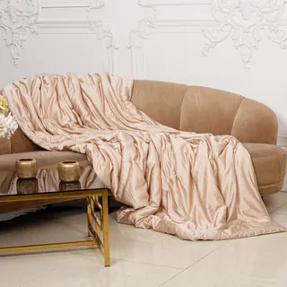 LUXURY SILK SHARM / РОСКОШНЫЙ ШЕЛК ШАРМ 200х220 1300 г Одеяло шелковое всесезонное LC1002