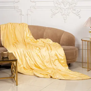 LUXURY SILK GOLD / РОСКОШНЫЙ ШЕЛК ЗОЛОТОЙ 200х220 1300 г Одеяло шелковое всесезонное LC1007