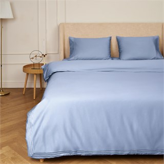 LUXE DREAM PURE BLUE Постельное белье евро: люкс-сатин, египетский хлопок C1010E