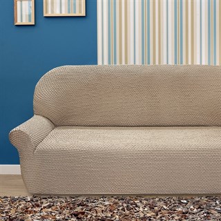 ГАЛАНТ БЕЖ Чехол на 4-х местный диван от 230 до 270 см