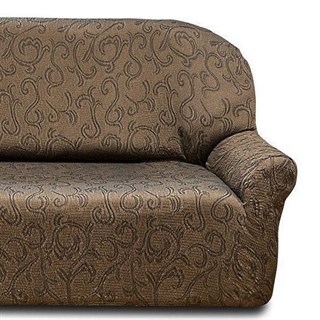 БОСТОН МАРОН Чехол на классический угловой диван от 320 до 480 см правосторонний