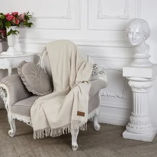 Плед шерстяной LARA Bianco 150х200 см LARA Bianco