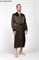 CHOCOLATE XXXXXL (58-60) Мужской шелковый халат, 100% Mulberry MRCH2005XL