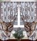 Готовые шторы Блэкаут-жаккард Корона беж/шоколад - фото 103453