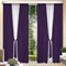 Комбинированные шторы Гамма, фиолетовый/белый - фото 114288
