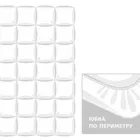 GRASS MATTRESS NON-ALLERGENIC 90x200 Наматрасник стеганый всесезонный G-10890