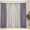 Готовые шторы Кармен Дуэт 200х250, 2 шт. фиолетовый/серый 500108