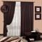Готовые шторы Блэкаут Марианна Венге 180х270, 2 шт. 100006