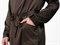 CHOCOLATE XXL (52-54) Мужской шелковый халат, 100% Mulberry MRCH2002XL
