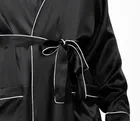 BLACK PREMIUM / ЧЕРНЫЙ ПРЕМИУМ PREMIUM XXL (52-54) Мужской шелковый халат, 100% Mulberry MRBL2002XL-p