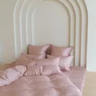 БРИЛЛИАНТ Роуз | Простыня на резинке 200x200x40 см | сатин, 100% тенсел G-161200200