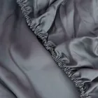 БРИЛЛИАНТ серый | Простыня на резинке 160x200x40 см | сатин, 100% тенсел G-17160200