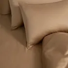 БРИЛЛИАНТ Санд | Простыня на резинке 200x200x40 см | сатин, 100% тенсел G-251200200