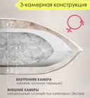 ЖЕНСКАЯ ПОДУШКА 68х68 Подушка пуховая трехкамерная ПЖ-П-5-2