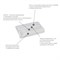 Memoform Superiore Deluxe Wave Ортопедическая подушка 60x43x10/11 см MSDV - фото 193211