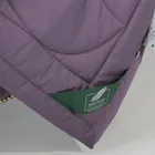FLAUM FARBE 200х220 Одеяло стеганое легкое, цвет: фиолетовый/серый NF-462073